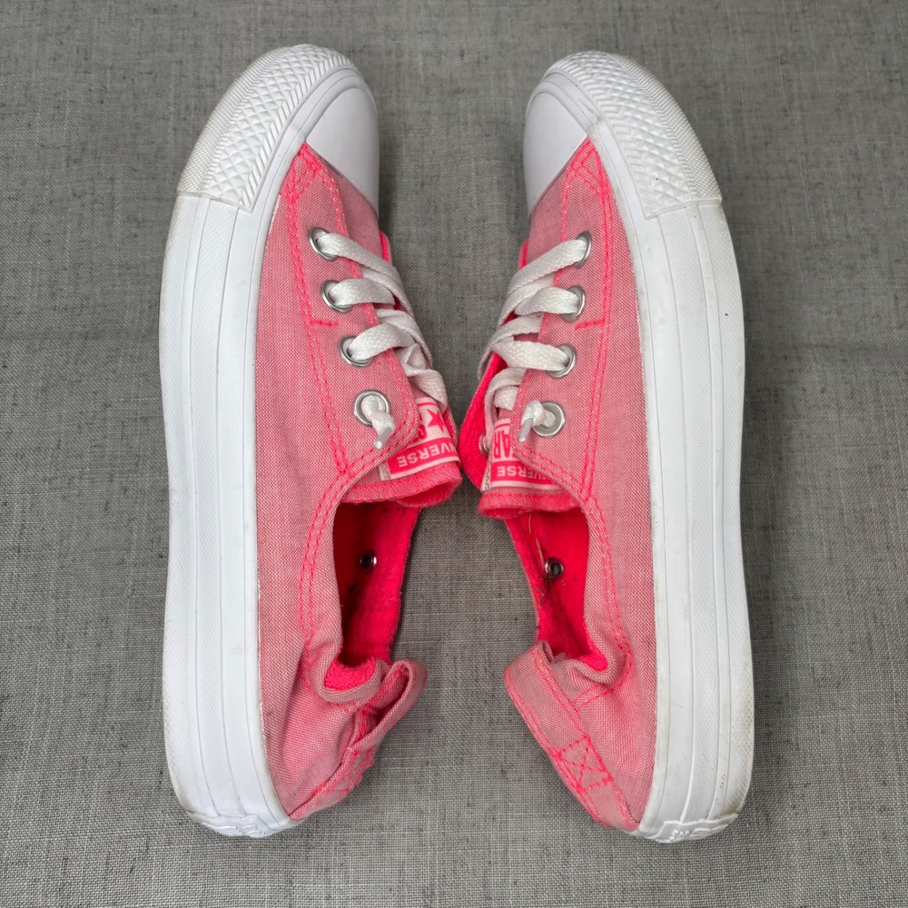 Converse Chuck Taylor All Star‎ Shoreline Pink Slip On Sneakers Women US 6.5 - Picture 10 of 11